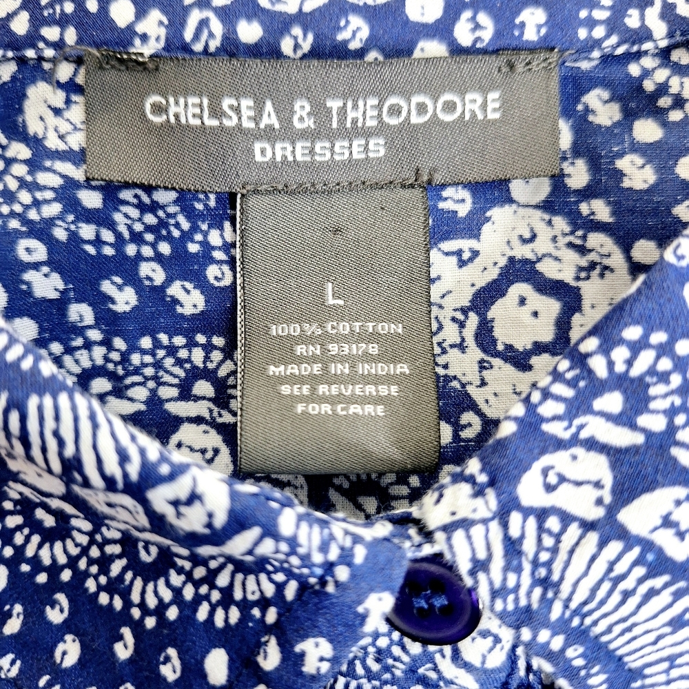 Chelsea & Theodore Brand " The Bohemian to the Max" 100% cotton maxi dress. - Picture 4 of 4